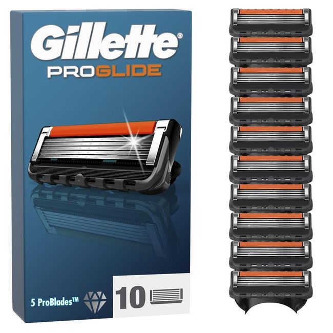 Gillette Proglide 10 Pack Replacement Razor Blades - Scent Shave & All