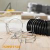 POWERTEC 2-Inch Double Wire Hose Clamp | 5-Pack (70215)
