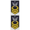 U.S. Navy E-8 Senior Chief Petty Officer (2 on one Sheet) Decal