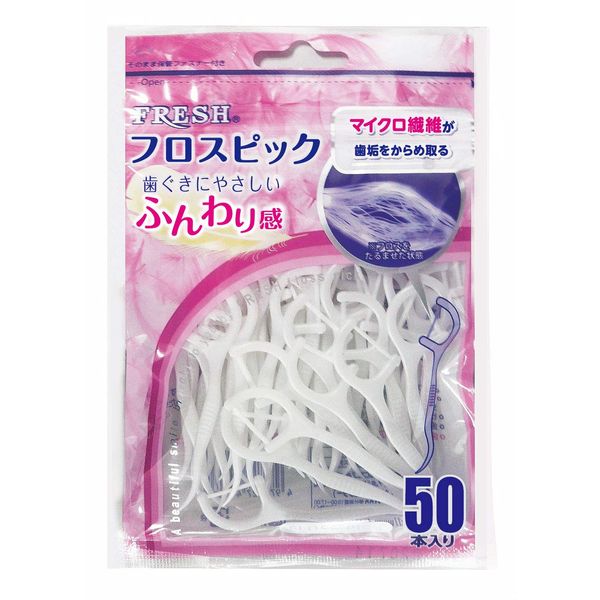 Dentalpro Fresh Floss Picks, 50P x 6 Packs