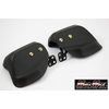 Motorcycle Knuckle Guard Black Knuckle Visor Left & Right Set