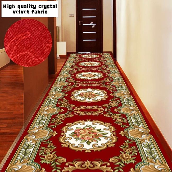 Corridor Aisle Carpet Hotel Stairs Non-Slip Floor Mats Home Entrance Carpet