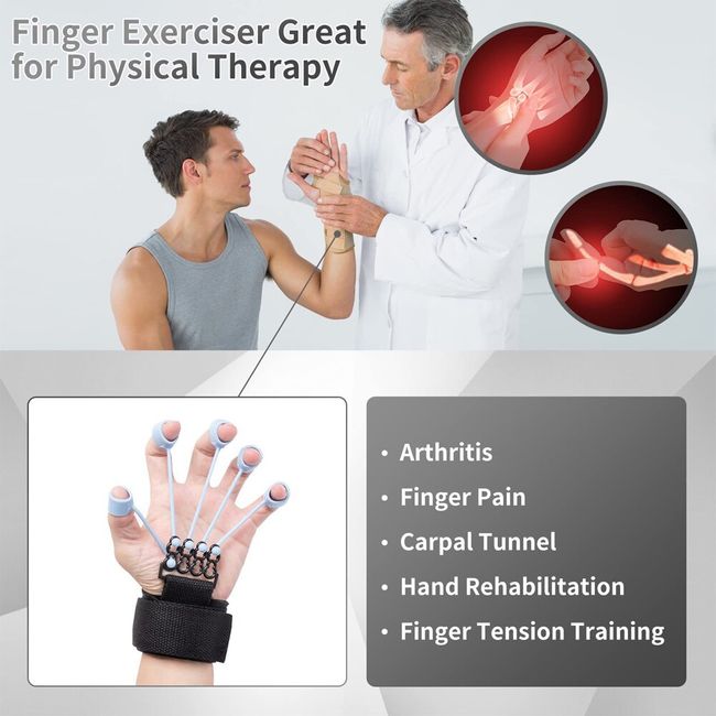 THE GRIPSTER - FINGER EXERCISER HAND STRENGTHENER