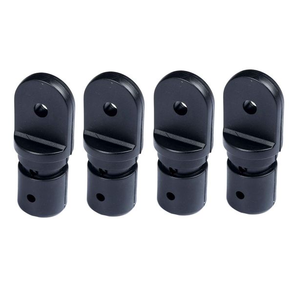 MX 1 inch Bimini Top Fitting Hardware Eye End Cap 4pcs (Inside for 1” Round Tube)