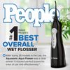 Aquasonic Aqua Flosser - Professional Rechargeable Water Flosser with 4 Tips - Oral Irrigator w/ 3 Modes - Portable & Cordless Flosser - Kids and Braces - Dentist Recommended