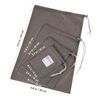 WINOMO 4Pcs Nylon Drawstring Bag, Drawstring Storage Bag, Multi Drawstring Storage Ditty Bags for Travel& Outdoor Activity