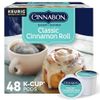Cinnabon Light Roast Coffee 48 Count Caffeinated Kosher Cinnamon Sugar Flavor