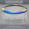 12FT Trampoline Pad Spring Cover, Waterproof, Multi-Color