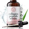 Collagen Peptide Serum for Face - Anti-Aging Facial Serum, Tighten Brighten Lift Hydrate & Plump All Skin Types, Reduce Fine Line & Wrinkles, All Natural Ingredients - Foxbrim Naturals (1 Fl Oz)