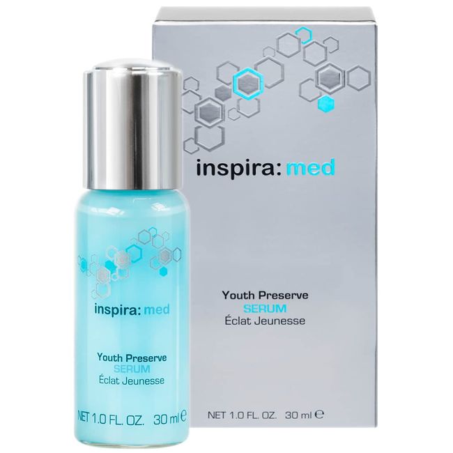 inspira: cosmetics med Pflegeserum YOUTH PRESERVE SERUM erhält länger ein jugendliches Aussehen 30 ml