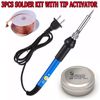 Soldering Iron Electric Gun Adjustable Temperature Welding Solder Tip Activator