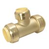 2 Pcs XFITTING Push Fit 1" x 1" x 3/4" Push Fit Reducing Tee