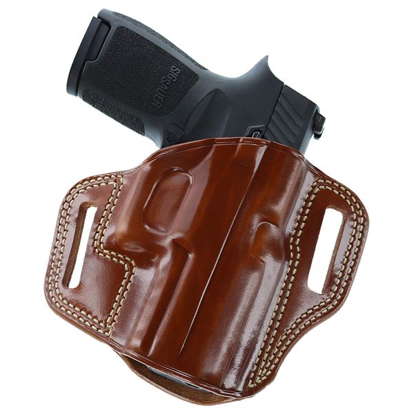 GALCO - Combat Master Belt Holster for 4-Inch 1911 Colt, Kimber, S&W, Springfield, and para USA 4 1/4” Single Stack Mag, Right Hand (Tan) (CM266)