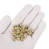 uxcell Insert Nuts with Knobs 50pcs M4x8mm Lx5.5mm OD Brass Nuts for 3D Printing Thread Inserts Brass Heat Set Insert Embedded Nuts
