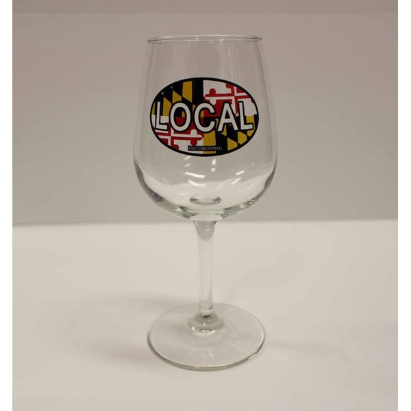 Maryland Local / Wine Glass - 4/$13 Each