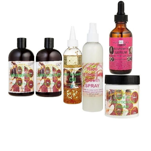 Hair Growth Set With Jojoba-Castor-