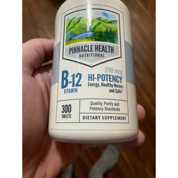 Pinnacle Health B-12 Hi-Potency  300 Tablets