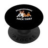 Corgi Sock Thief Humor Dog Lover PopSockets Adhesive PopGrip