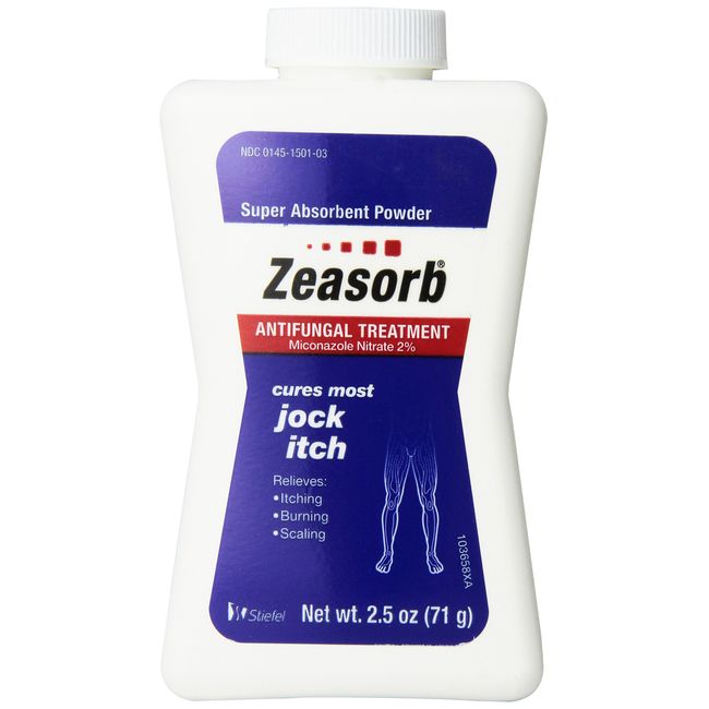 Zeasorb Antifungal Treatment Powder, Jock Itch 2.5 Oz (3 Pack)