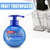 NVYUE Press Toothpaste,Baking Soda Whitening Toothpaste,Jaysuing Stain Removal Whitening Toothpaste Strong Cleaning Power Natural Stain Remover Fluoride-Free Toothpaste（Blueberry Flavor）
