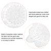 Sourcing Map 17x11 Inch Handmade Crochet Doilies, Polyester Cotton Placemats for Dining Table Kitchen Parties, Rectangular, White