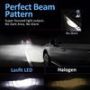 Lasfit 9006 LED Headlights Bulbs Low Beam 6000K White Bright Replace Halogen 2x