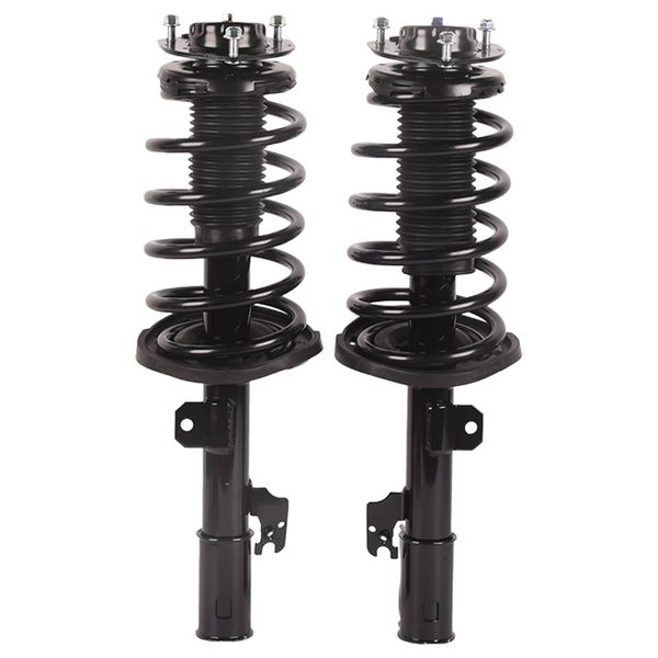 Pair Front Shock Strut with Coil Spring for 2007-2010 Toyota Sienna