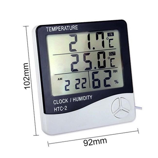 Office And Household Humidity Thermometer Htc-1 (2 Sets); ECVV USA –