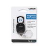 Carson Keyring with Magnifier, Black, XL
