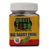 Uncle Josh Bait Big Daddy Pork Frog 4 x 1.25 Inches, 2 Pack, Bass & Northern Pike, Fishing Soft Plastic Lures, Hook