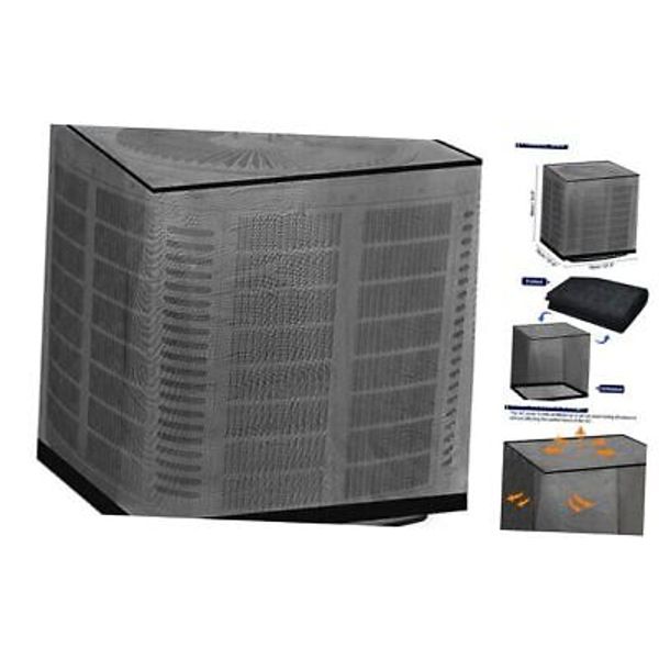 Air Conditioner Cover, 27.5x27.5x31.5 Outdoor AC Unit Mesh 27.5x27.5x31.5 Inch