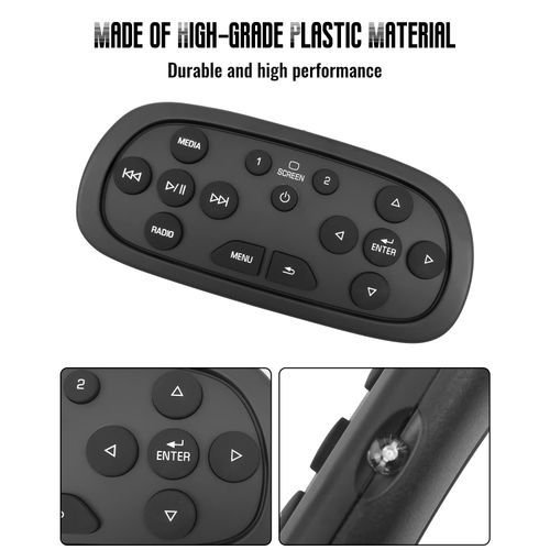 84012997 DVD Entertainment Remote Control Fit for Chevy Silverado 1500/2500HD/3500HD GMC Sierra Yukon Buick Cadillac SRX/XTS 2013-2021 Rear Overhead Display Screen Control Replaces 23432161
