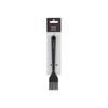 Städter 640092 Soft-Grip Backpinsel, Silikon, schwarz, 26cm