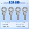 1/2” Heim Joints Rod End Kit, Heavy Duty Left, and Right Hand Thread Heim Joint