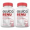 Gluco Renu Capsules, Max Strength Formula, GlucoRenu Blood Supplement (2 Pack)