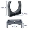 PVC Pipe Clamp Hanger Bracket for 3 inch Sch40 PVC Pipe (8 Pack)