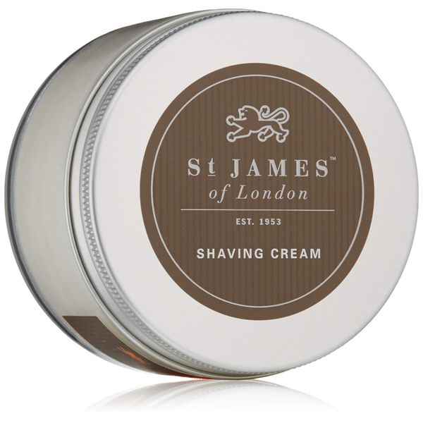 St James of London Mandarin & Patchouli Shave Cream Jar, 5.07oz