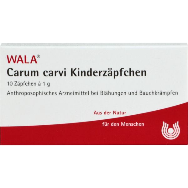 WALA Carum Carvi Kinderzäpfchen, 10 St. Zäpfchen