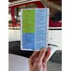 Crystal Pilot VFR-Acronym Placard with Formulas and Sectional/WAC Scale (Medium) and mm/Inch Scale