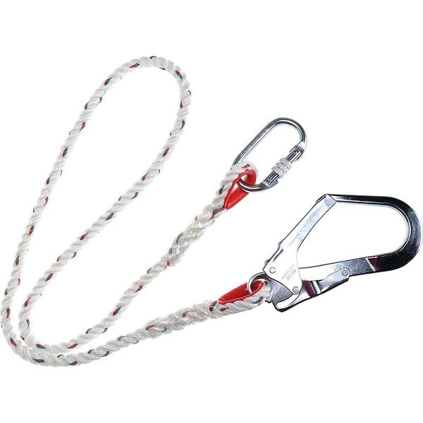 Portwest Single Tether Rope, Size: One Size, Colour: White, FP21WHR