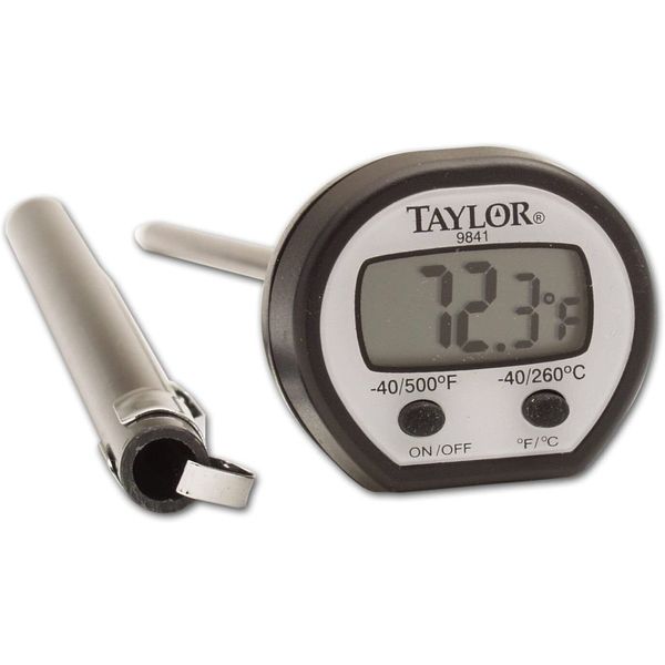 Taylor 9841 Precision High Temperature Digital Instant Read Kitchen Thermometer