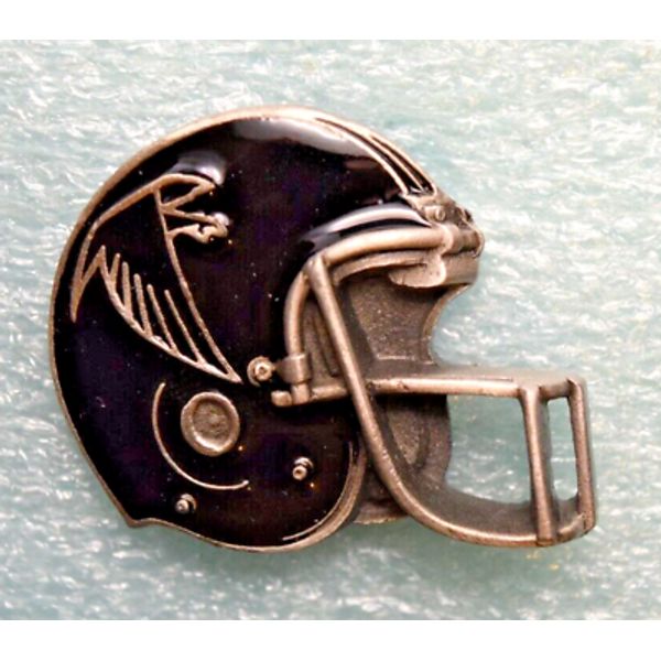 Alanta Falcons Pure Pewter Football Helmet Sports Pin