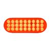GG Grand General 74862 Oval Smart Dynamic Red/Red 27 LED Sequential Sealed Light