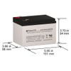 Electra Phantom 4 SP 12V 12AH F2 Electric Scooter Replacement Battery