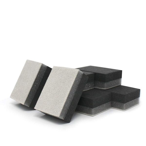 Coating Sponge Silk Black 1/4 Size [Package of 4] 2 Pieces