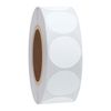 Hylabelest White Coloured Dot Stickers Sticky Labels 25mm Round Color Coding Dot Labels