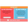2 Replacement Inline Filters for Aqua True Blue HYDRO-PAL Portable & Mini Rev Os
