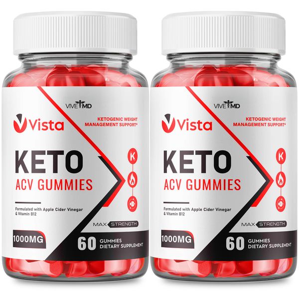 Vista Keto ACV Gummies Advance for Maximum Strength Official Formula (2 Pack)