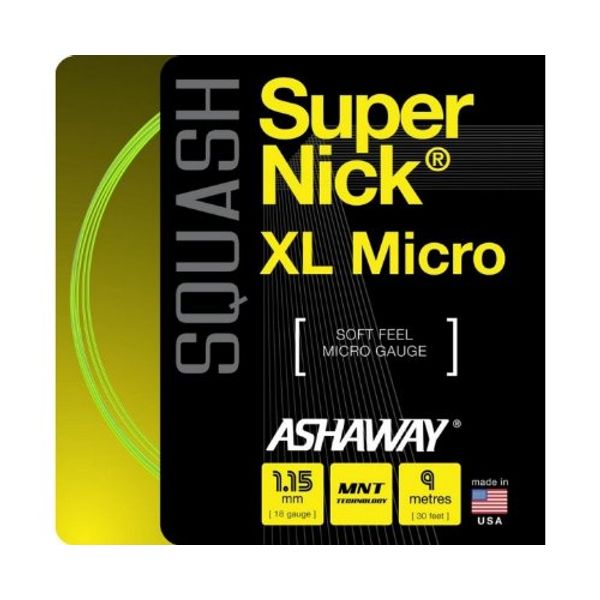 ASHAWAY Super Nick XL Micro Set Squash String