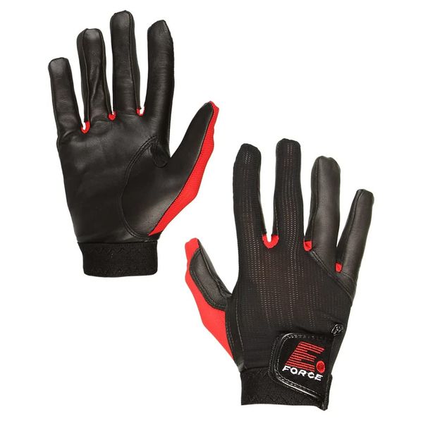 E-Force Weapon Racquetball Glove (Black/Red)-RS